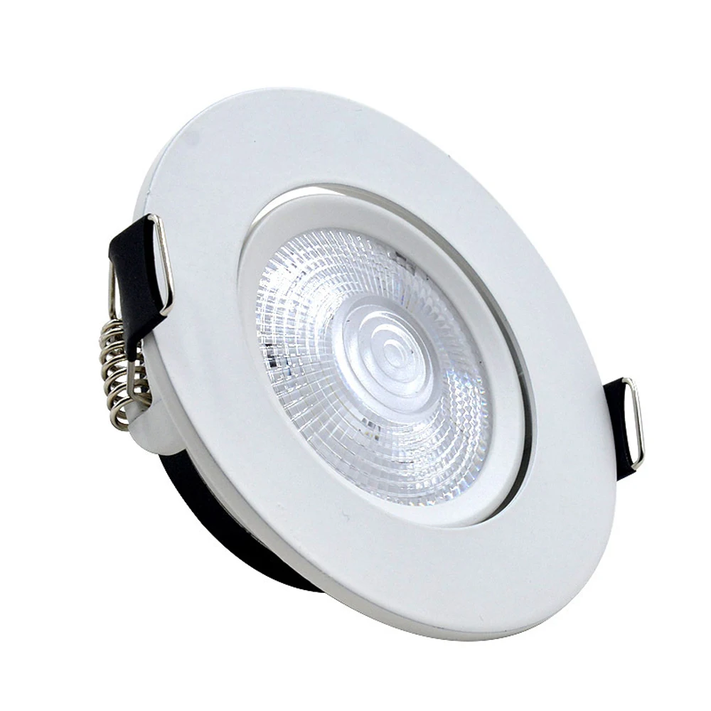 Embedded LED Downlight 3W Adjustable Ultra Thin Recessed Ceiling Panel Down Light Home Hotel Decoration Lighting Spotlight