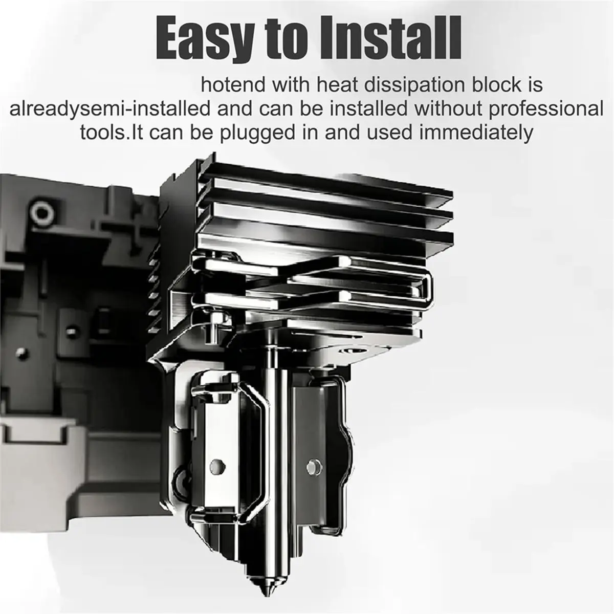 0.25MM Integrated Hardened Steel Nozzles Kit for X 4,Hotend Throat Tube Print Head Extruder Comes