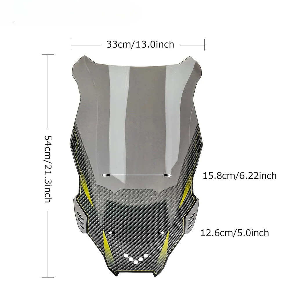For HONDA ADV 150 2019-2021 /ADV 160 2022-2023 Motorcycle Windscreen Windshield Wind Screen Board Deflector Glass Accessories