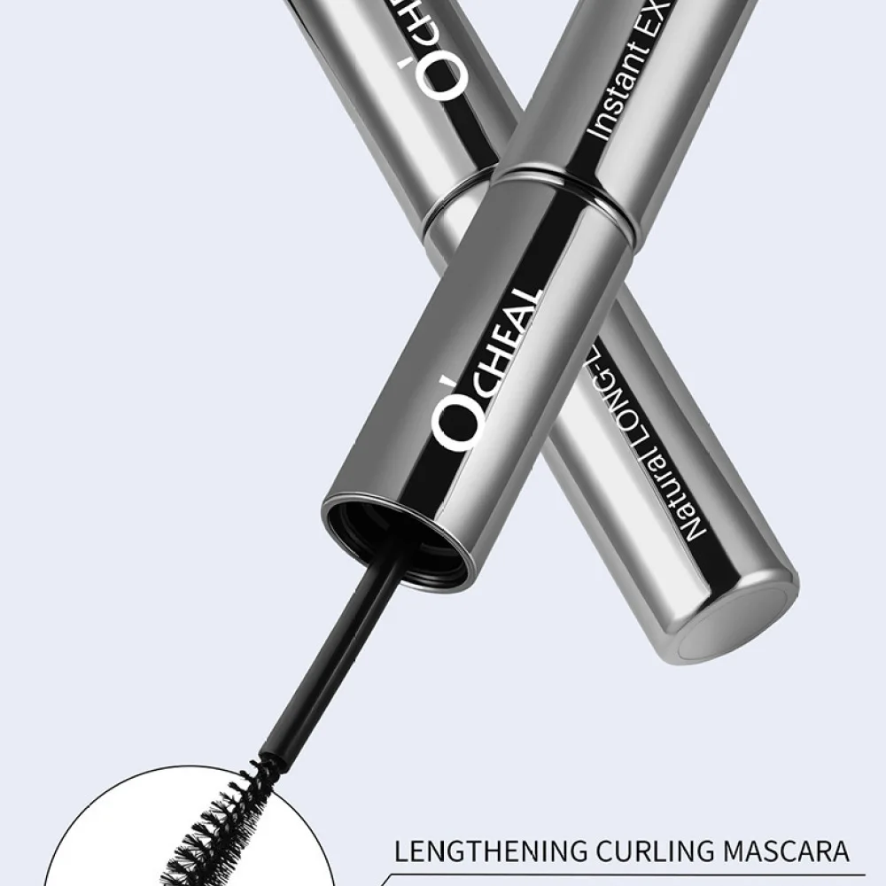 OCHEAL Dual Ended Lash Mascara Thick Curling Waterproof Long Lasting Smudge Proof Natural Eye Makeup Beauty Cosmetic Tool