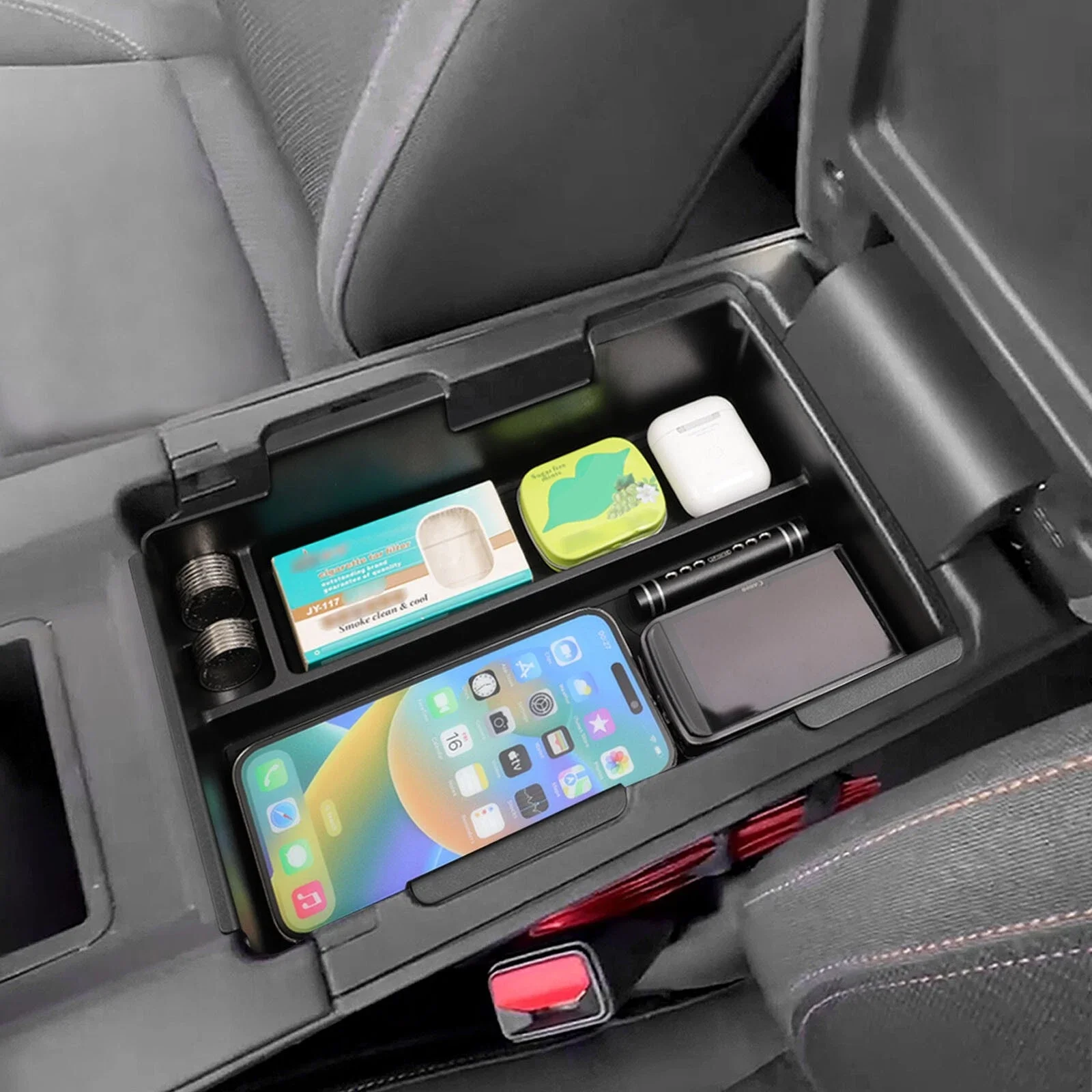 For Honda Prologue Acura ZDX 2024 2025 Armrest Storage Box Center Console Lower Storage Box Cup Holder Organization Accessories