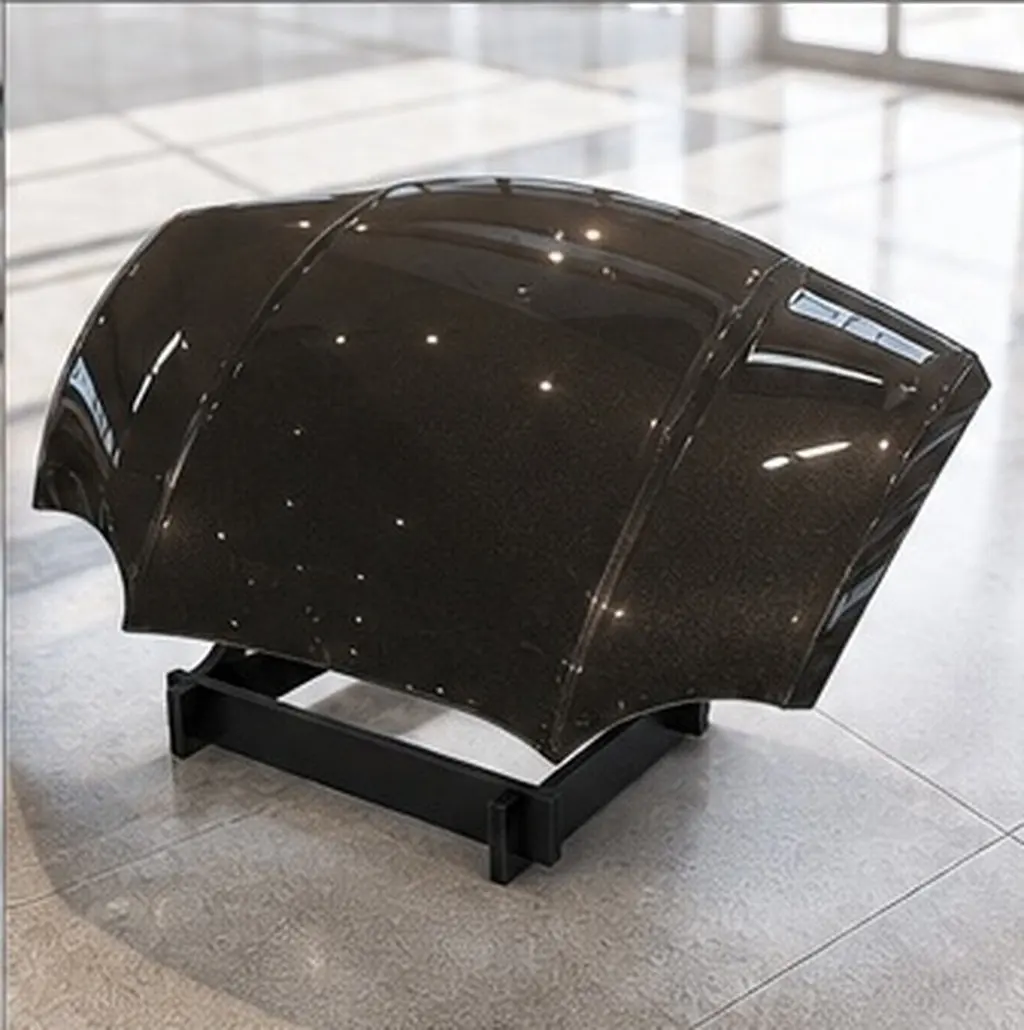Car Hood PVC Display Stand Adjustable Transparent Film Shop Showcase Auto Film Holder Rack Tile Sample Display Stand
