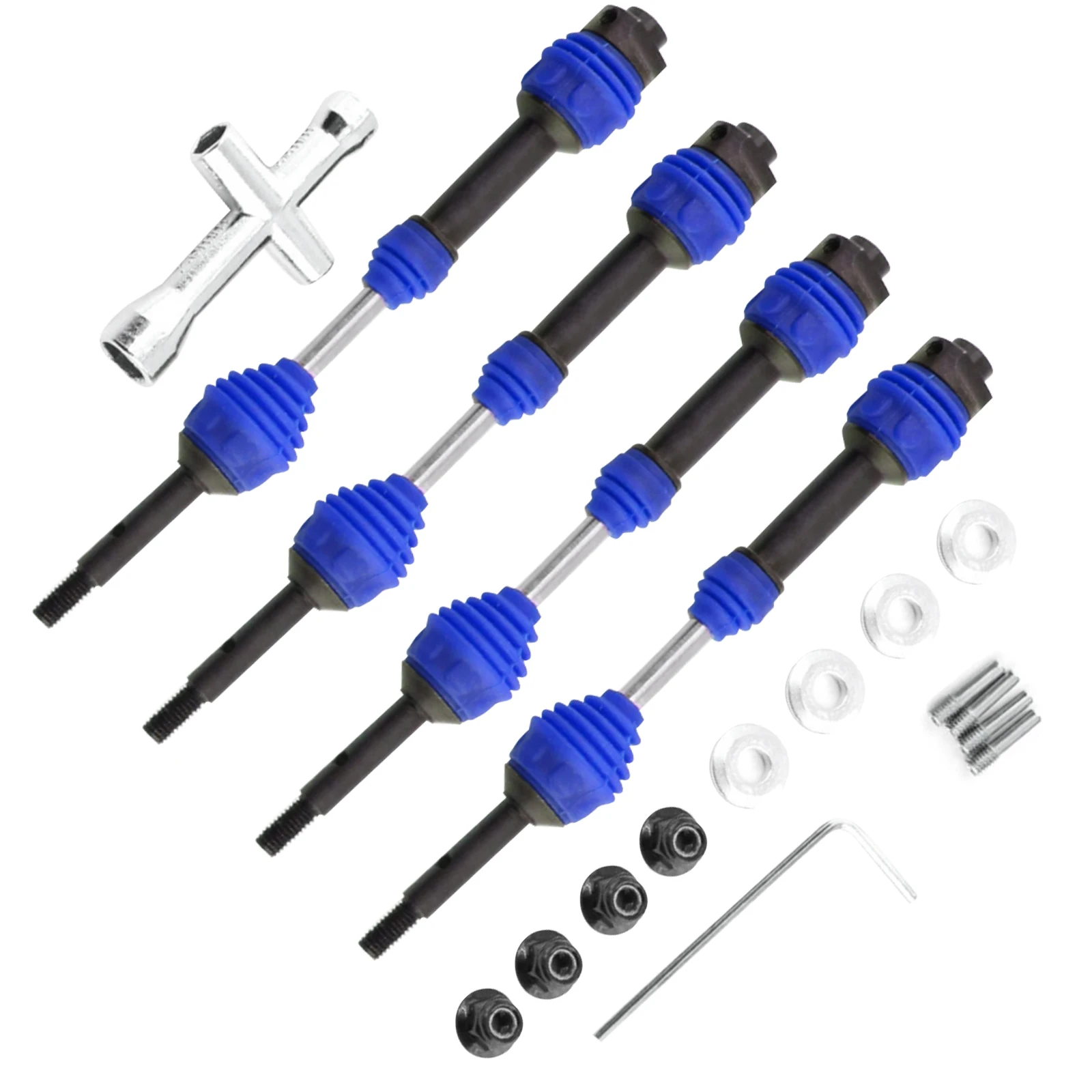 

Metal Front And Rear Drive Shaft CVD For 1/10 TRAXXAS Hoss/Rustler/Slash/Stampede 4X4 2wd RC Car Upgrade Parts