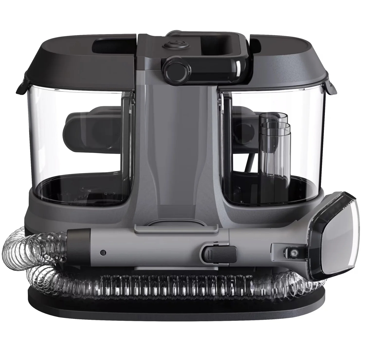 Hot-selling wet and dry hand-held portable plastic removable water tank hand-held electric spotted carpet cleaner