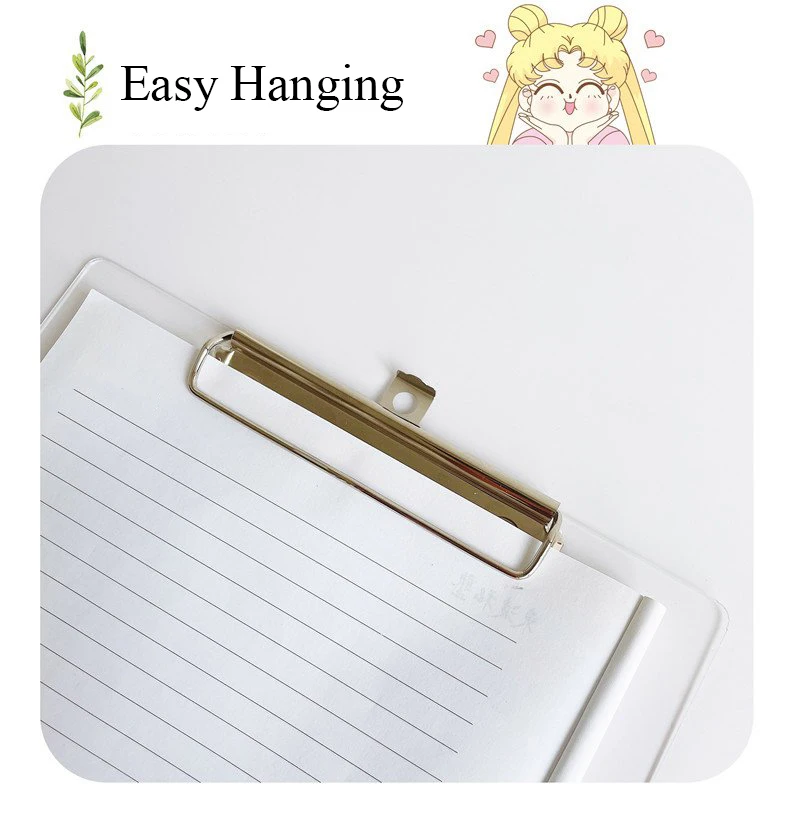 A4 Plastic Storage Clipboard File Box Case Document File Folder Clipboard Office School Supply Print Your Photo Customized Logo