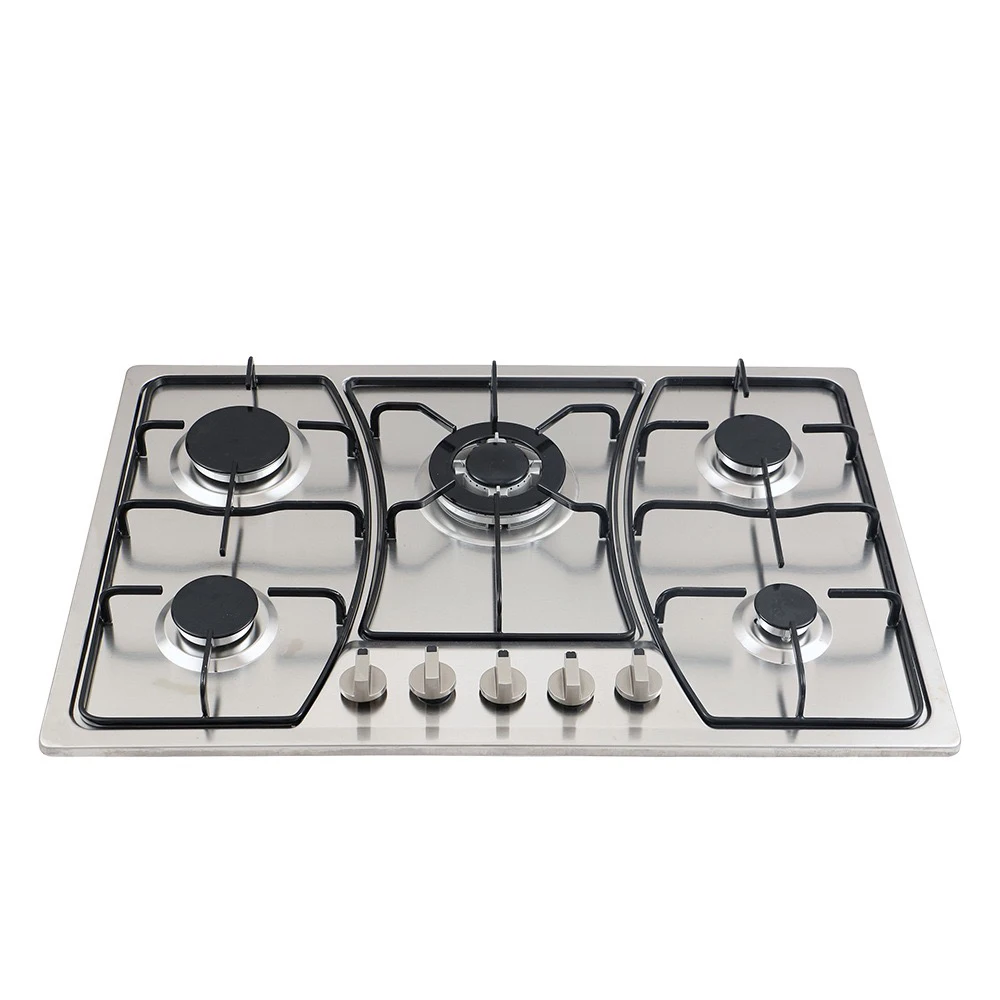 Best Manufacturers' Smart Cooktops in China Reasonably Priced 5-Burner Gas Stove Counter Top Built Gas Cooker/Apparatus