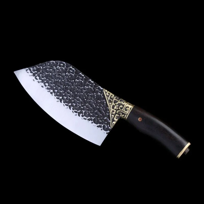 Cutting knife Longquan pure hand forged cutting knife sharp chef professional knife household kitchen  5Cr15MOV