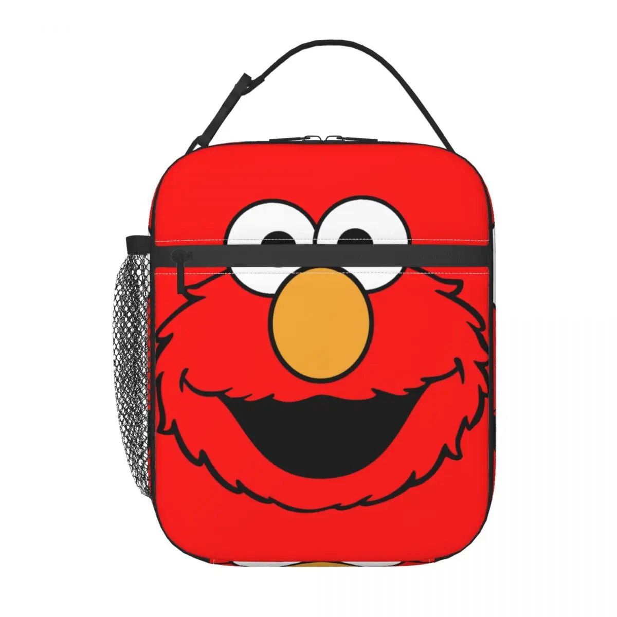 Cookie Monster Insulated Lunch Tote Bag Women Cartoon Sesame Street Portable Cooler Thermal Food Lunch Box Kids School Children