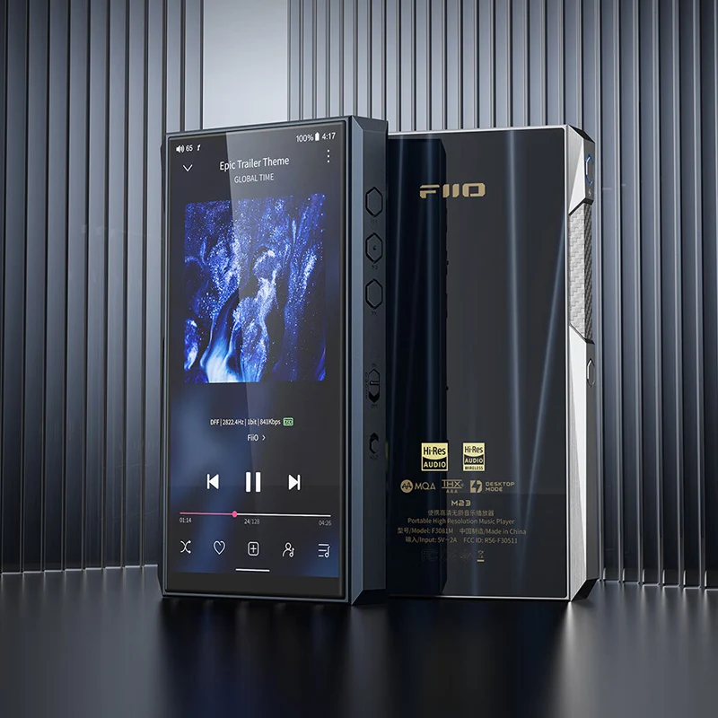 FiiO M23 Hi-Res HIFI Portable Android10 Music Player AMP USB DAC with AK4191EQ+AK4499EX PEQ Bluetooth 5.0