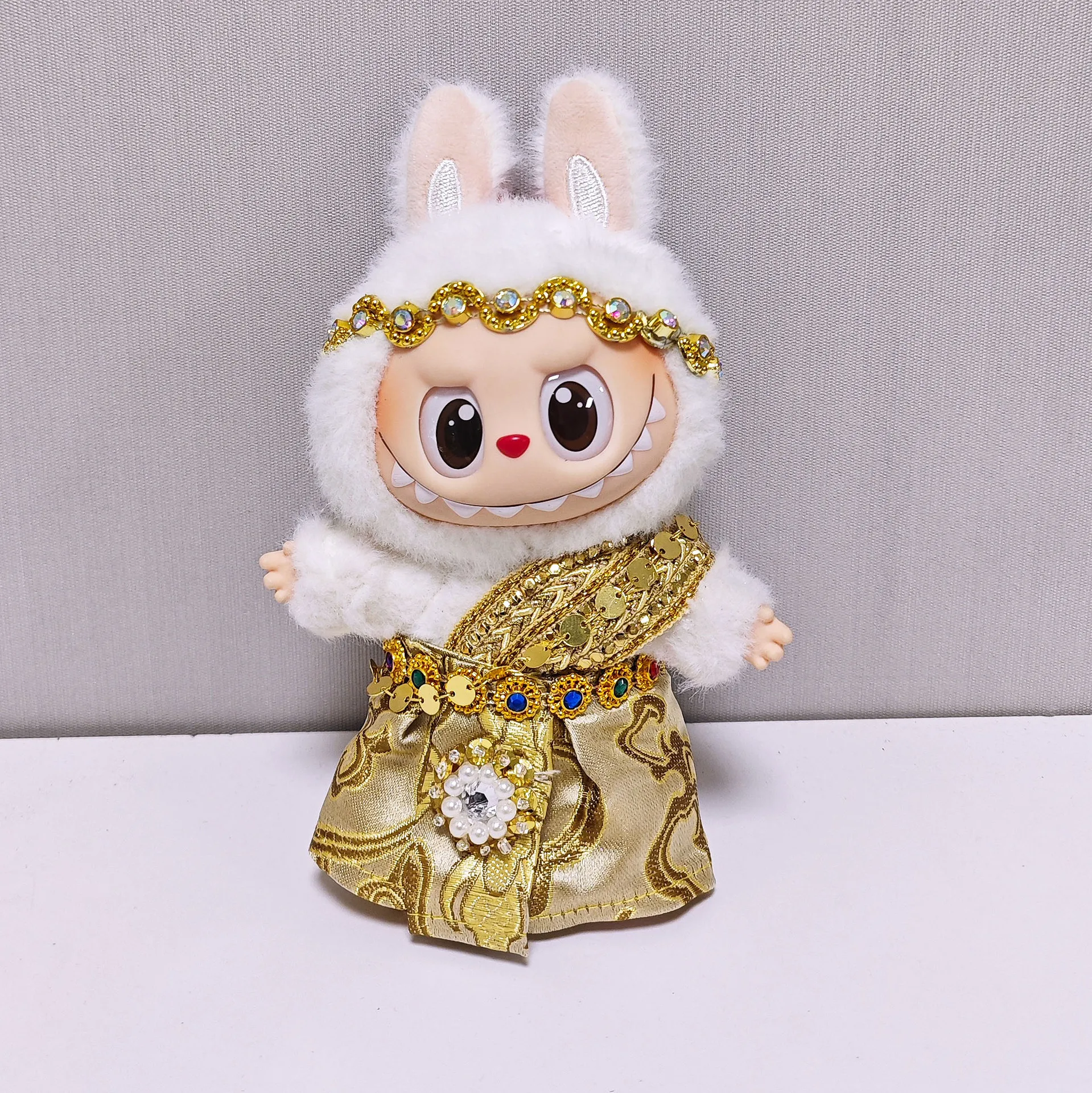 

For Labubu Select Children's Clothing 15cm - 17cm Thai Style 3-piece Set Labubu Universal Clothing