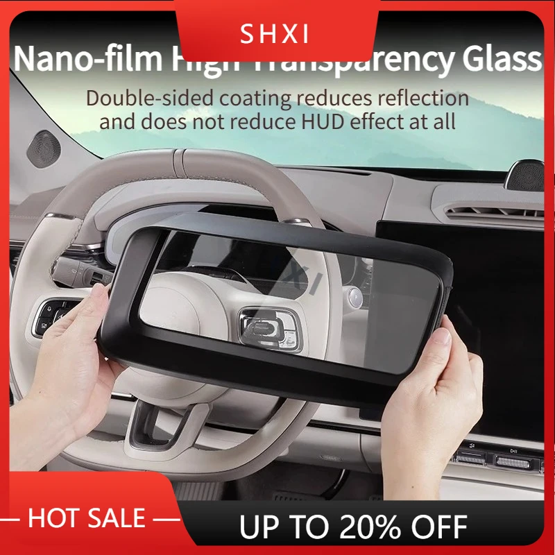 Good Quality New For Zeekr 7X 2025 2026 Car Dashboard HUD Display Protective Cover Head Up Display Projection Screen Frame Dashb