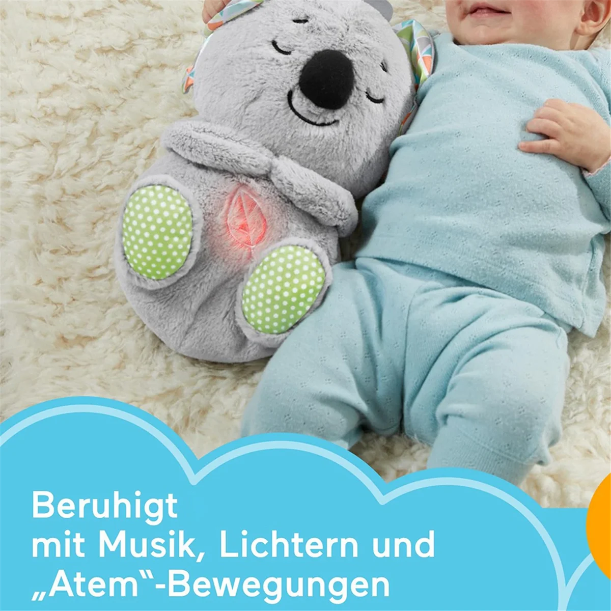 Plush Toy for Babies From Birth, Soft and Soothing Night Light That Breathes and Lights Up, Gift for Girls or Boys