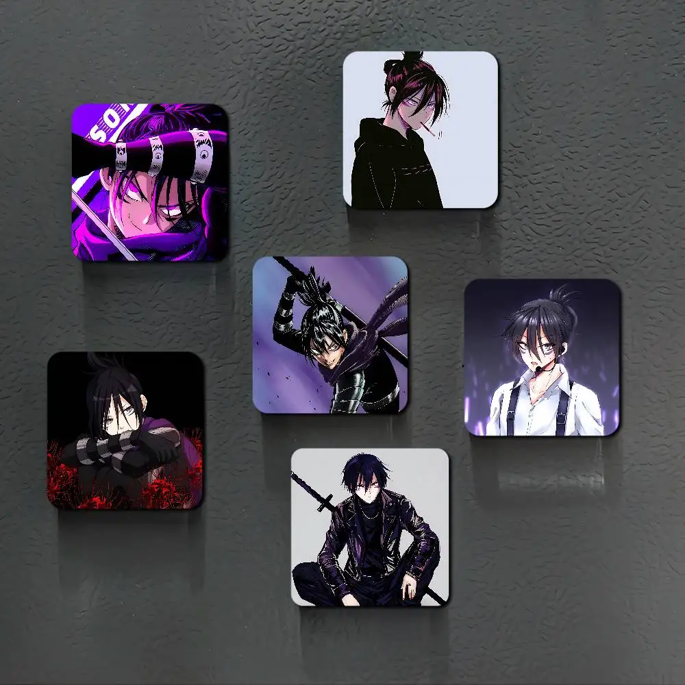 One P-Punch M-Man Sonic-C Photo Fridge Magnet Square Stickers Personalize Home Decor Souvenirs Gift