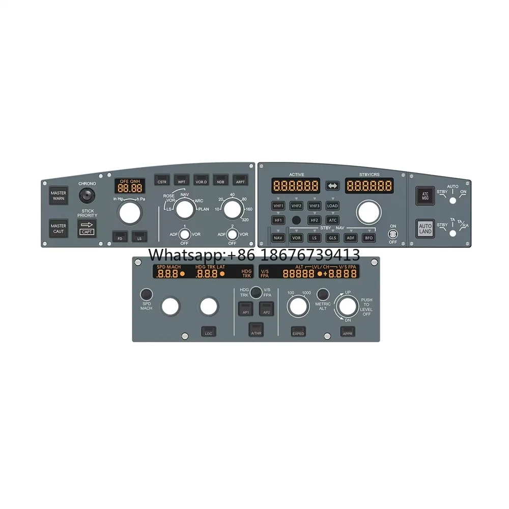 Hot Seller WINGFLEX Airbus A320 FCU CUBE Flight Control Panel Flight Simulator 2020 XP12 New&Original in Stock