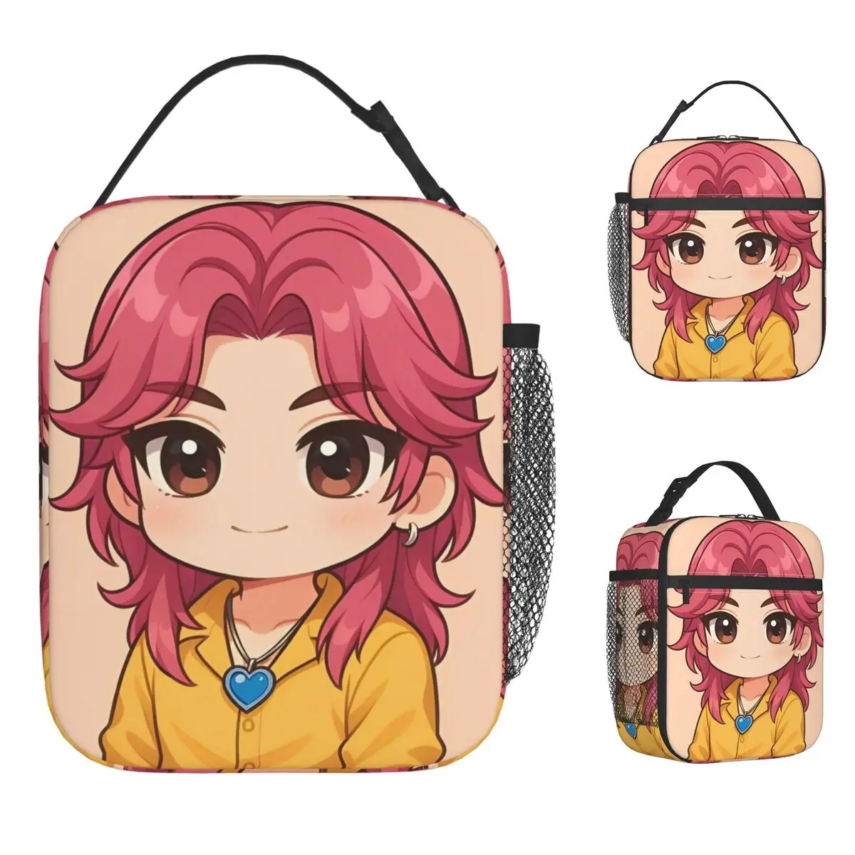 

Saja Boys K-pop Demon Hunters Lunch Bag Convenient Lunch Box Adult Picnic Designer Cooler Bag Cute Waterproof Tote Food Bags