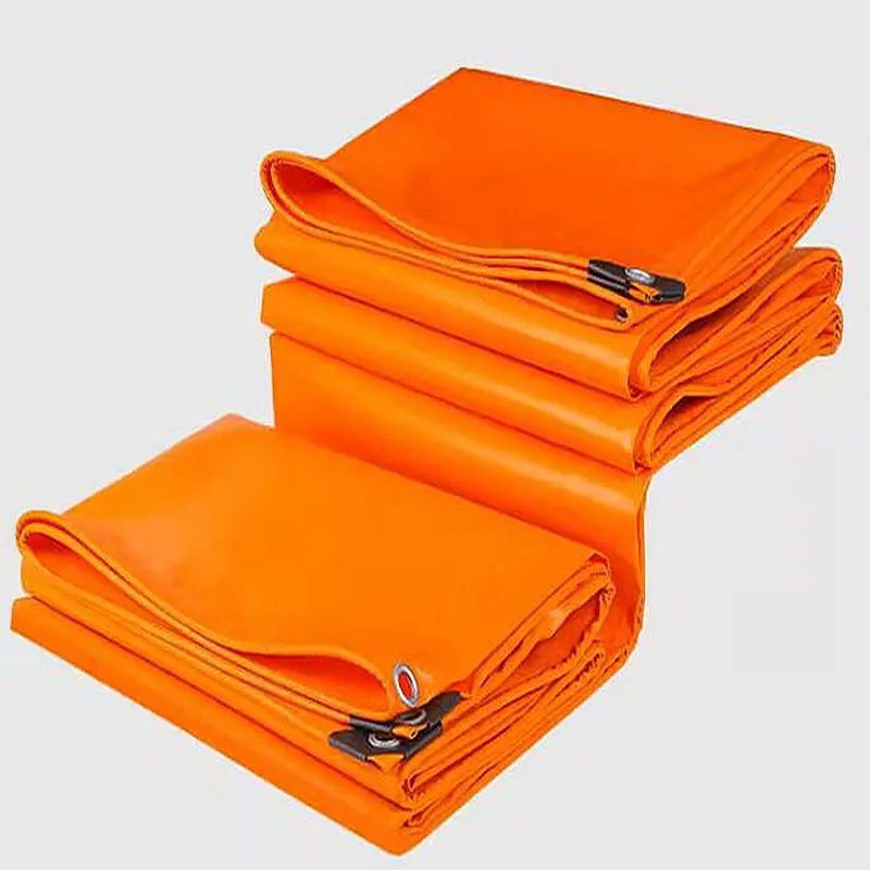 500g/㎡ 0.45MM Thickened Orange Rainproof Cloth Outdoor Waterproof Canvas Camping Tents Outdoor Decorations