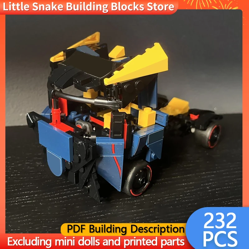 Speed Racing Car Model MOC Building Bricks Small Racing Truck Modular Technology Gifts Holiday Assemble Children Toys Suit