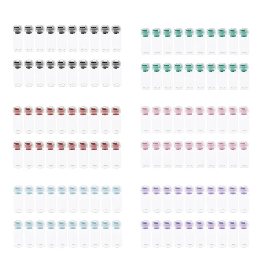 20-гранные прозрачные стеклянные флаконы с пластиковой крышкой для эфирных масел, ароматизаторов,