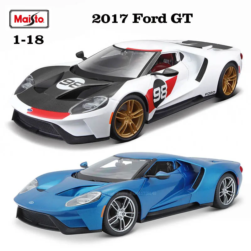 Maisto 1:18 2017 Ford GT supercar Classic Car Alloy Car Model Static Die Casting Model Collection Gift Toy Gift