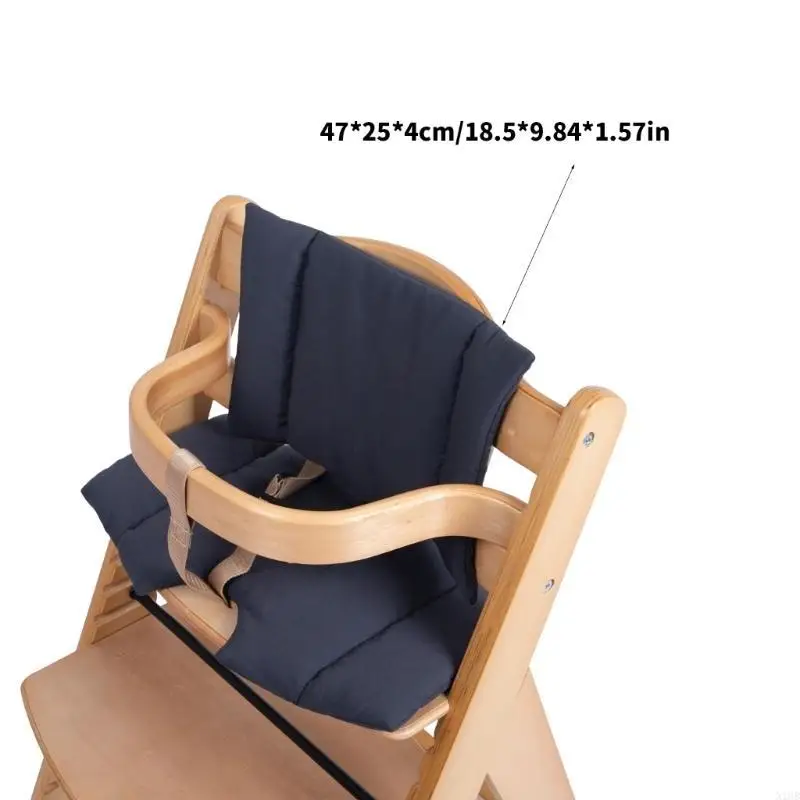N1HB Infant Highchair Seats Pad with Soft Cotton Fabric & Not Slip Base Breathable Baby Seats Pad for homes or Travel Use