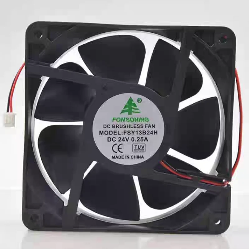 FONSONING FSY13B24H 24V 0.25A 12CM 12038 2-Wire Server Cooling Fan