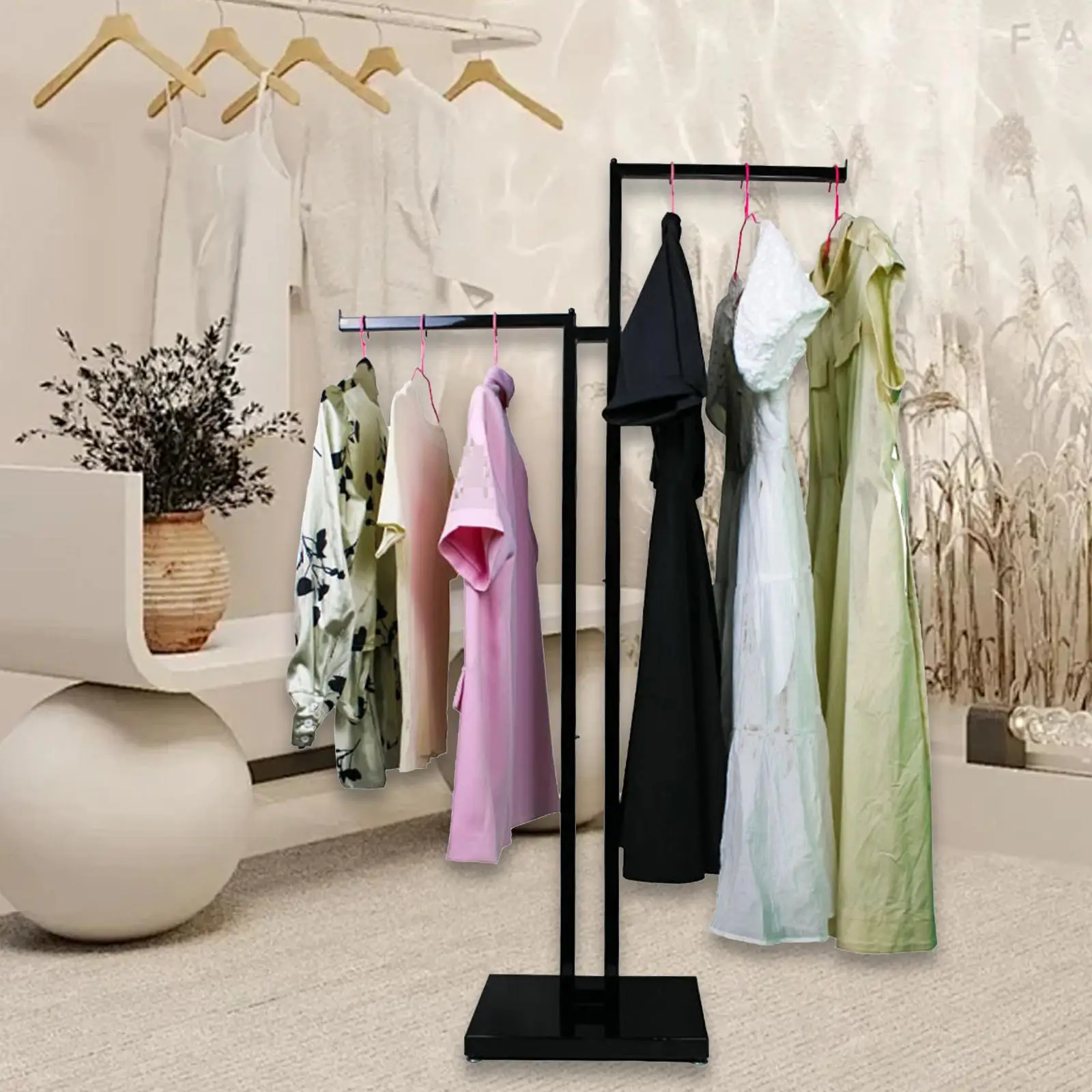 

Clothing Rack Clothes Rack Garment Rack Heavy Duty Hanging Coat Rack Clothing Display for Office Entryway Bedroom Living Room