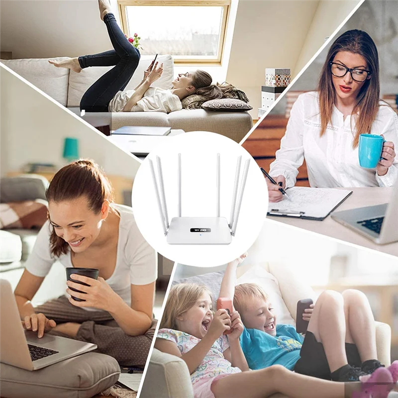 

6 антенн Wi-Fi-маршрутизатор Беспроводной маршрутизатор 2,4G 300 Мбит/с AP/режим набора номера Wi-Fi повторитель 6 антенн с высоким коэффициентом усиления для компании