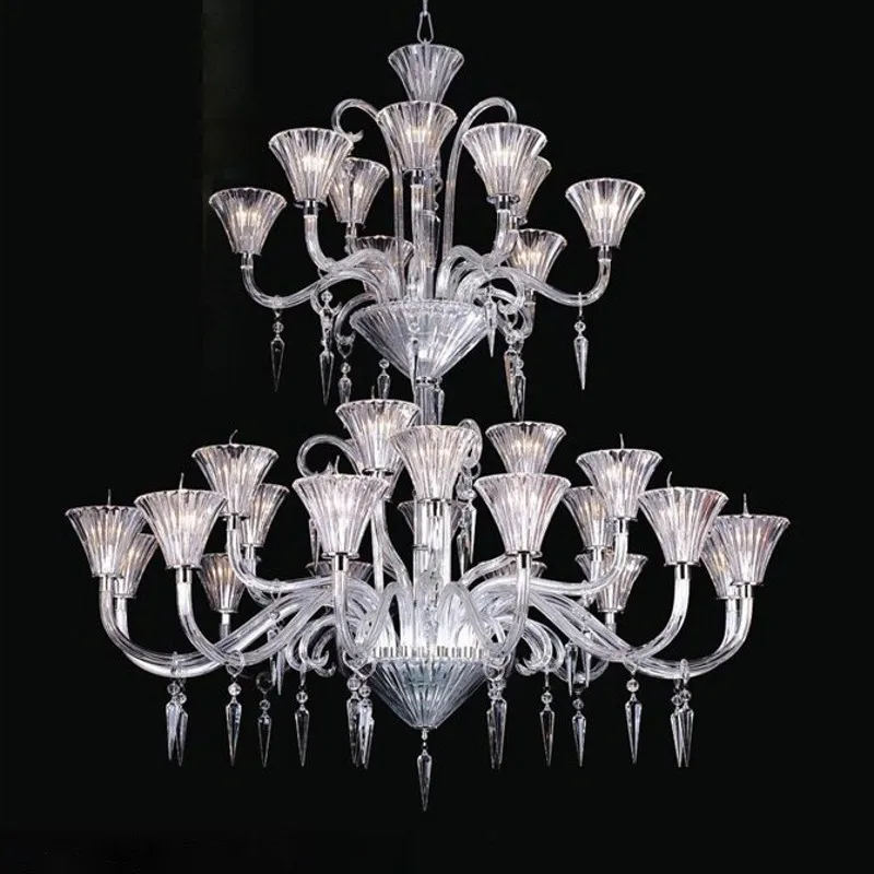 

2026crystal Chandelier Living Room European Luxury Atmosphere Creative Personality Led Candle Hotel Bar Club Engineering Lamps