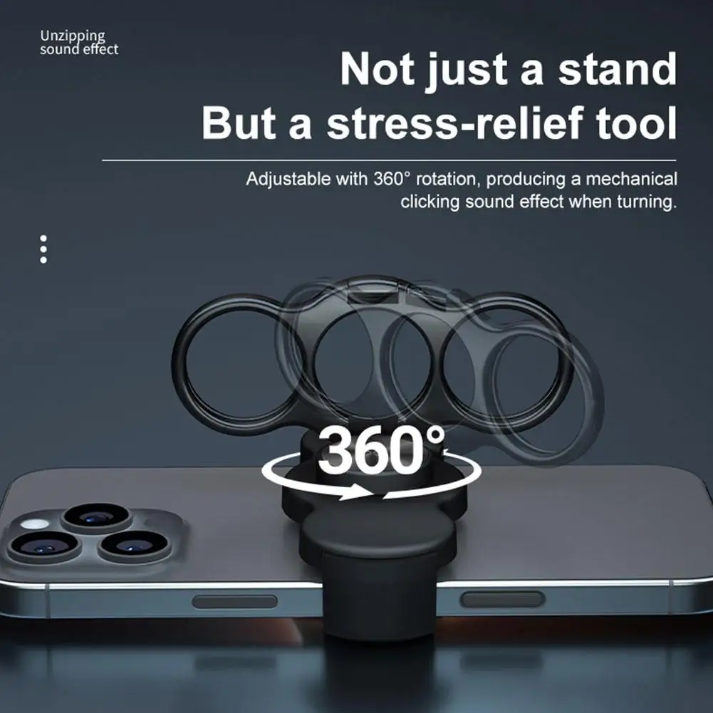 

Вращающийся складной зажим для телефона, магнитный держатель с пряжкой, двойной трехпальцевый зажим для телефона, держатель для телефона