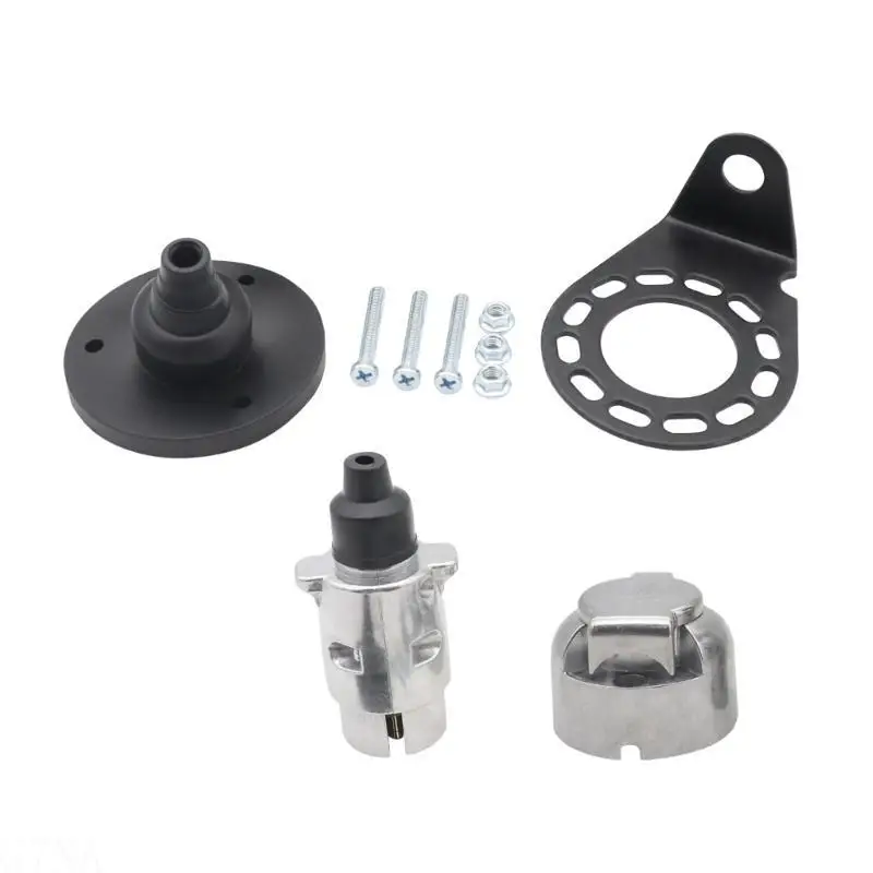G7NA 7 Pin Towing Adaptor Trailer Caravans Truck Towbar Car Plug Adapter 12V Waterproof Electric Socket Connector