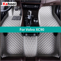KAHOOL Custom Car Floor Mats For Volvo XC90 Auto Carpets Foot Coche Accessorie