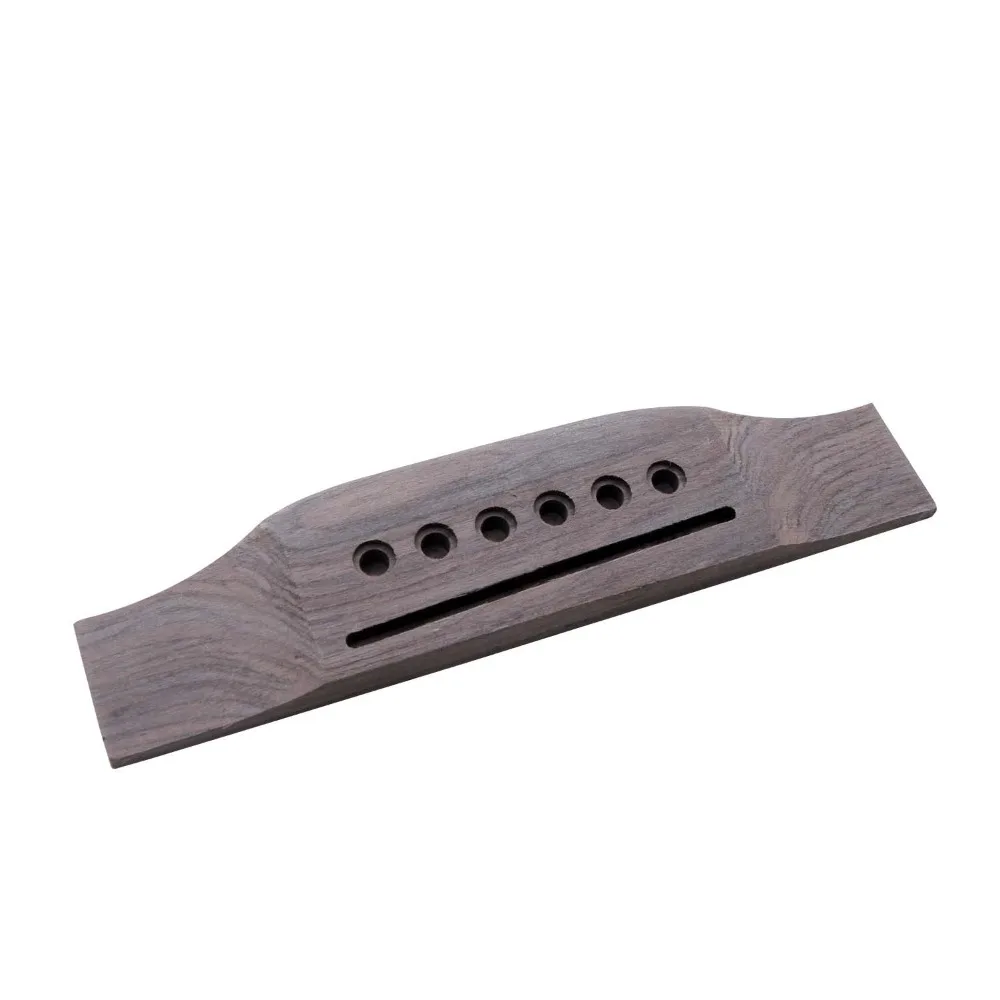 Guitar Parts Rosewood Bridge for Acoustic Guitar Accessories Rosewood Guitar Bridge for Acoustic Guitar Reddish Brown Wooden