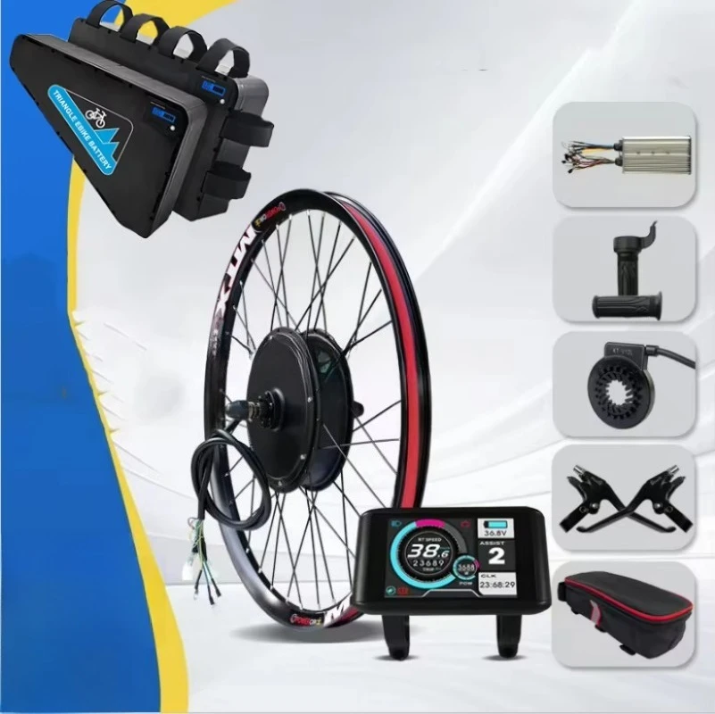 In-wheel motor Rear wheel LCD screen Torsion throttle with battery