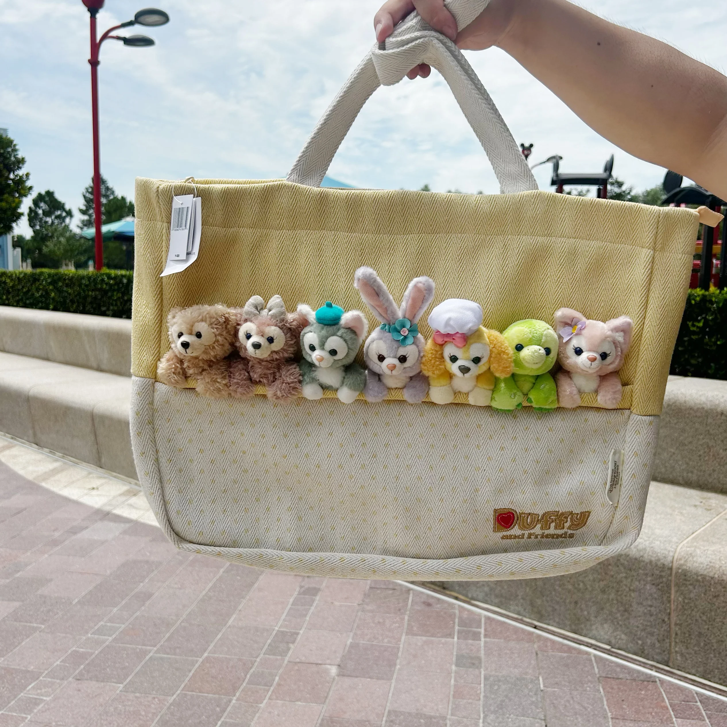 Disneyland Bing Bing Cartoon Cute Plush Backpack - Dual Shoulder Travel Bag - Perfect Gift for Girls
