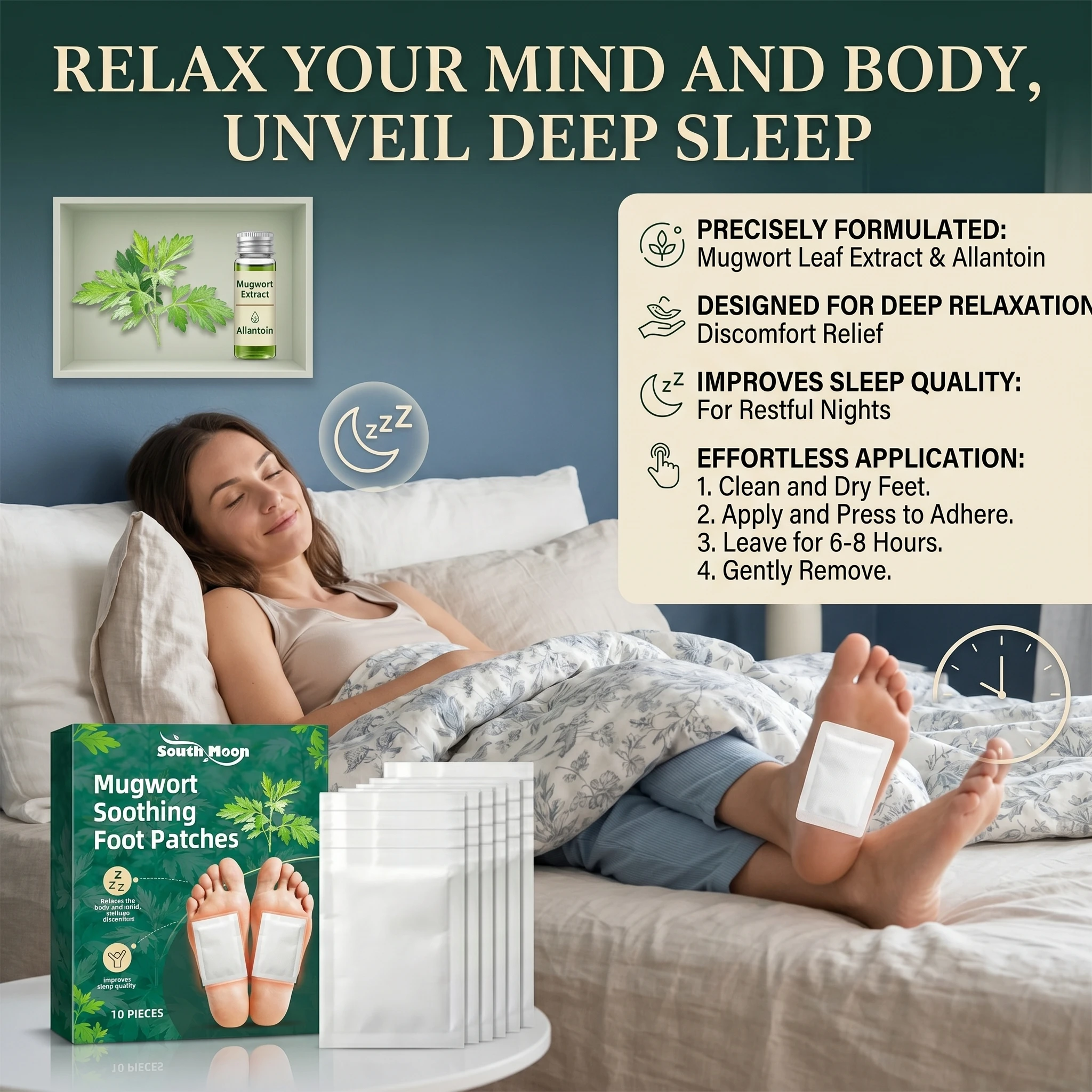 Parches Calmantes para Pies co - Detox Foot Patch reseña y precio