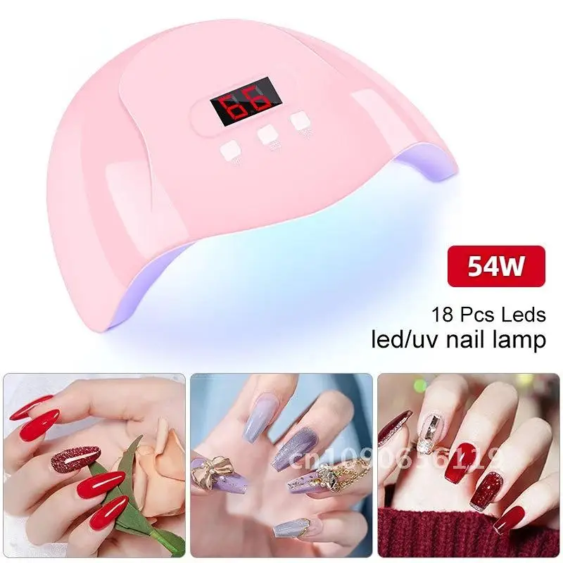 Hot Nail Dryer Machine Portable USB Cable Home Use Nail Lamp For Drying Curing Nails Varnish With 18pcs Beads UV LED Lamp