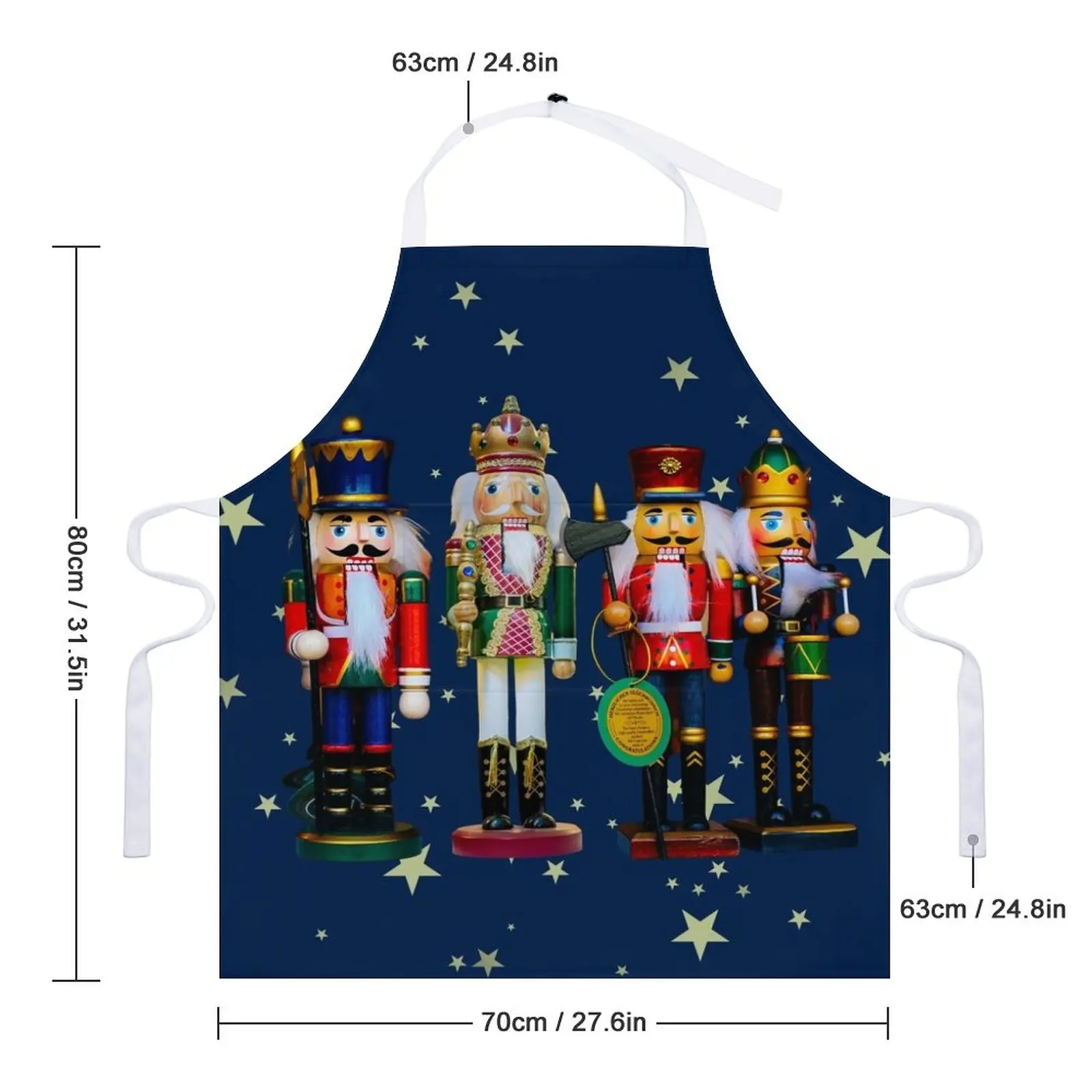 Holiday nutcrackers and cozying up by the fire. Apron Apron Kitchen Sexy Apron Barber Nursing Apron