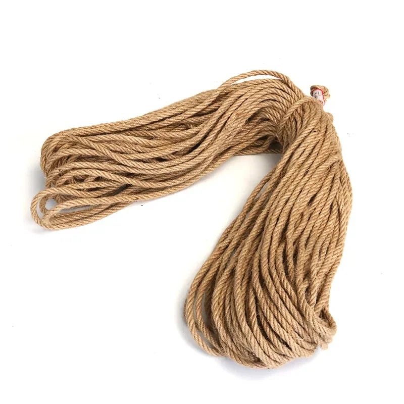 Sisal Rope,Home and Garden Decoration, HempTwisted Cord, DIY Crafts Tag, Wedding Decor, Pet Scratching, 5mm