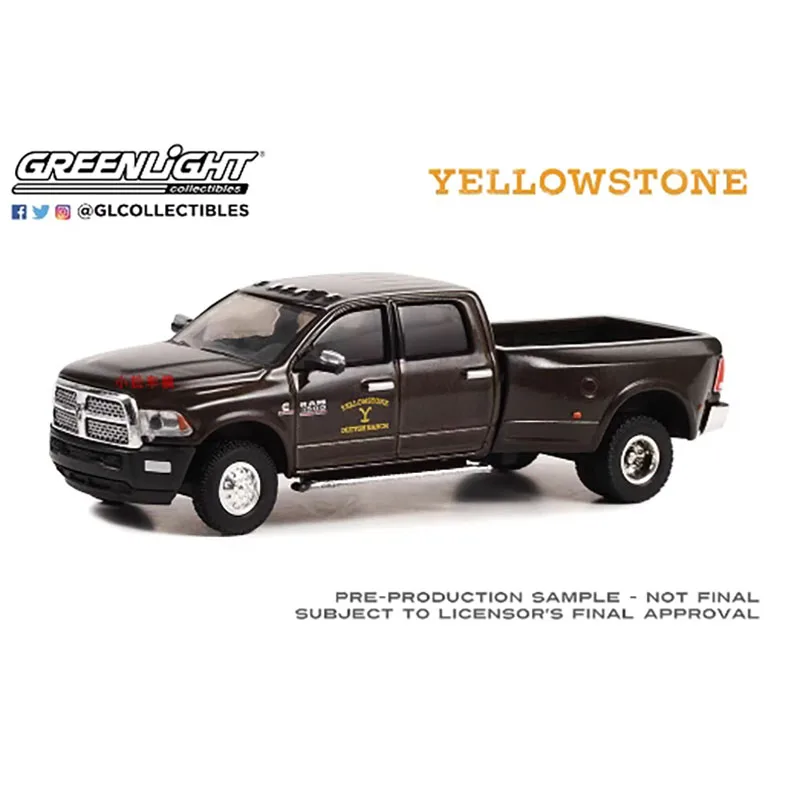 GreenLight 1:64 Scale 2017 RAM 3500 Pickup Alloy Simulation Car Model Classics Adult Souvenir Gift Static Display