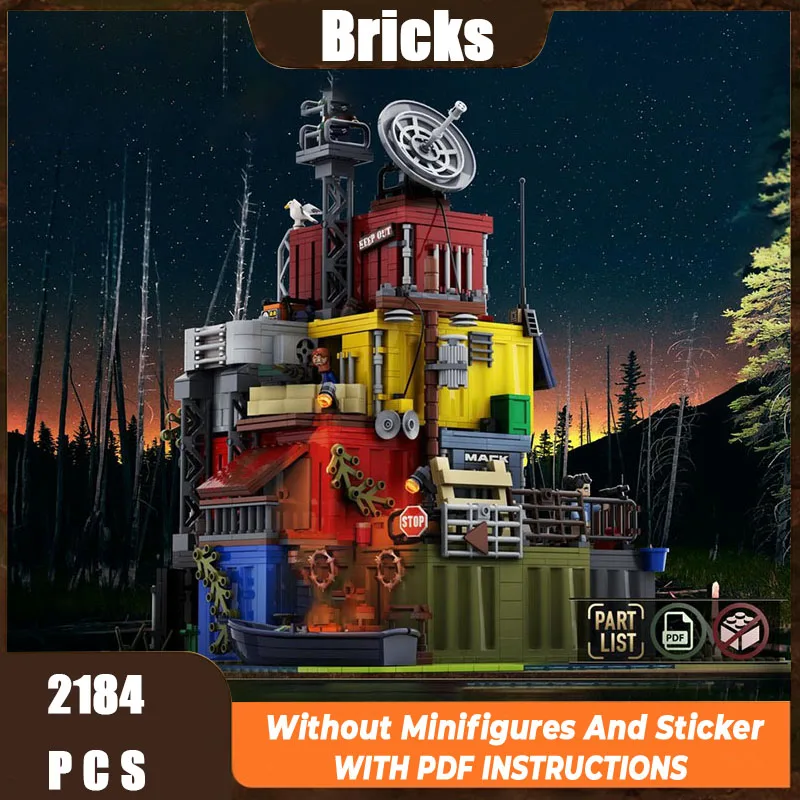 Neue MOC-Bausteine, Baumodelle, World End Survival City, Kinderspielzeuggeschenke, DIY-Montageset