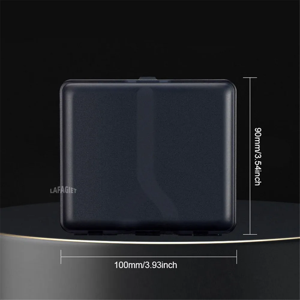 84mm Waterproof Cigarette Case Transparent Matte Folio Tobacco Holder Portable Pocket Storage Smoking Box For Smoker Men Gift