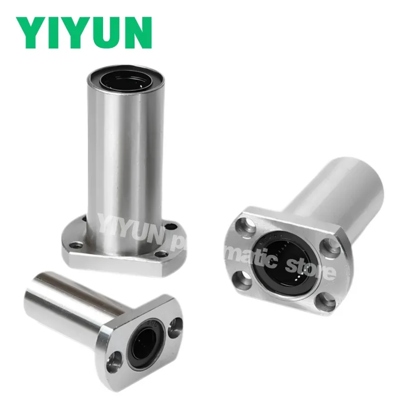 1-10pcs LMH Double Cut Flange Linear Bearing LMH6UU LMH8UU LMH10UU LMH12UU LMH16UU LMH20UU LMH25UU LMH30UU LMH20LUU LMH25LUU