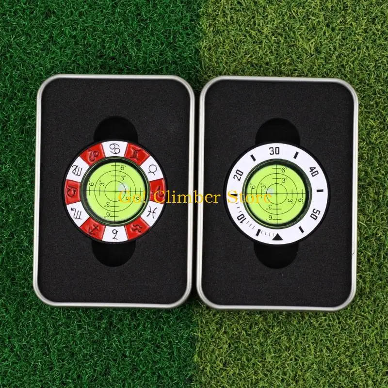 Q84C có thể tháo rời cấp độ đọc golf clip clip đánh dấu golf đặt phụ kiện đào tạo