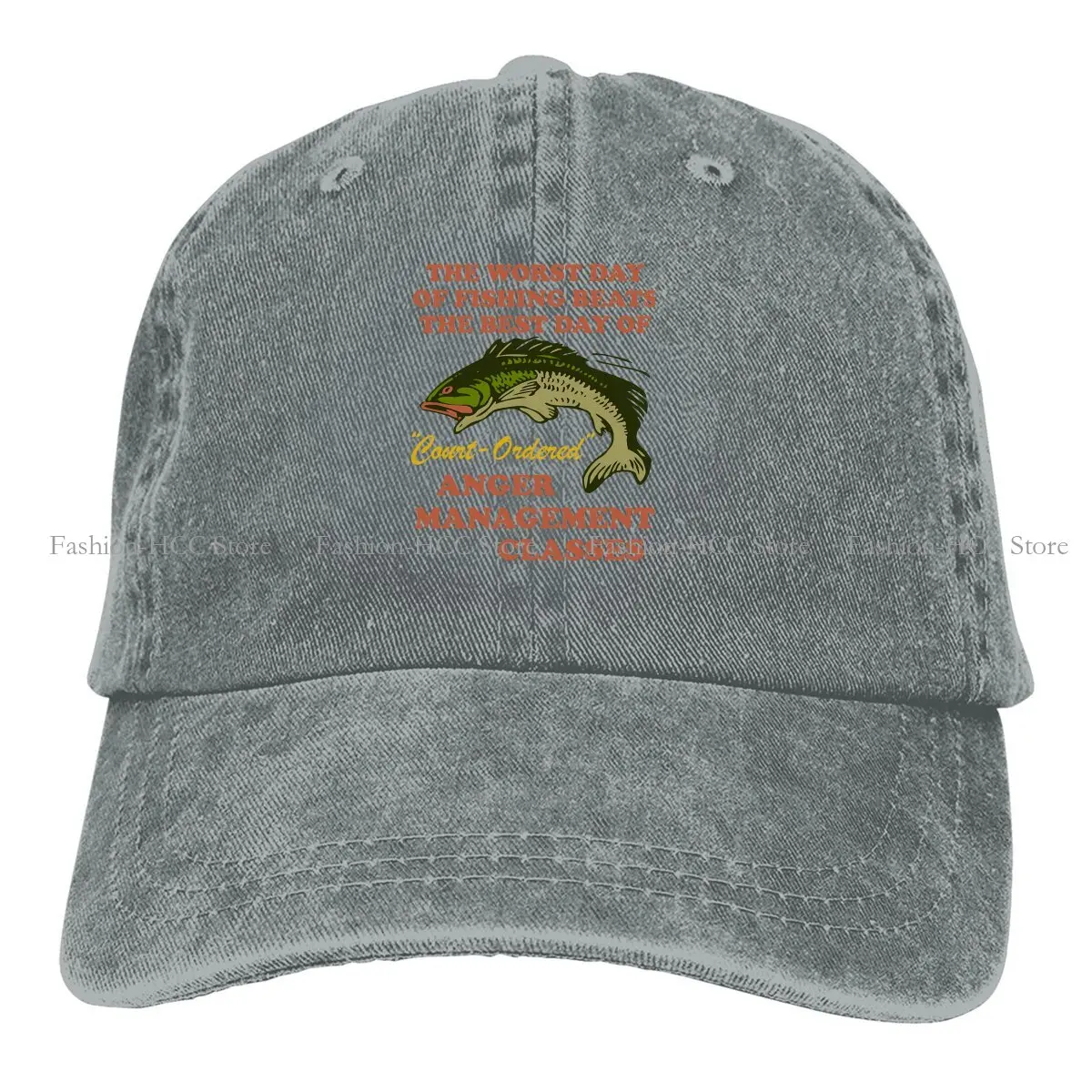 Meme Oddly Baseball Caps Peaked Cap Fish Go Fishing Fisherman Sun Shade Hats Men Women