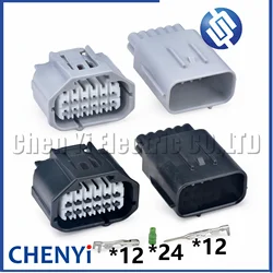 12 Pin Auto waterproof connector Front and rear bumper radar plug 90980-12E42 90980-12E41 90980-12E40 90980-12E39 For Toyota