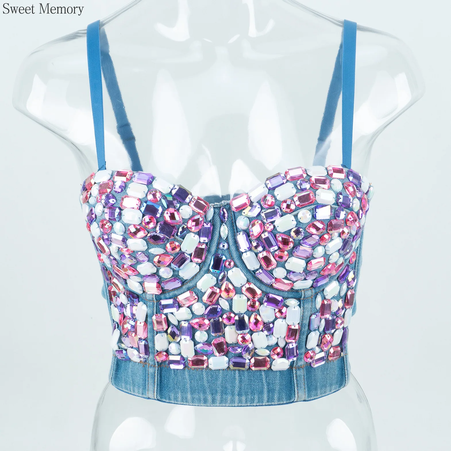 s980-sweet-memory-stage-performance-top-shaping-strapless-nail-bead-corset-diamond-elastic-vest-clothes