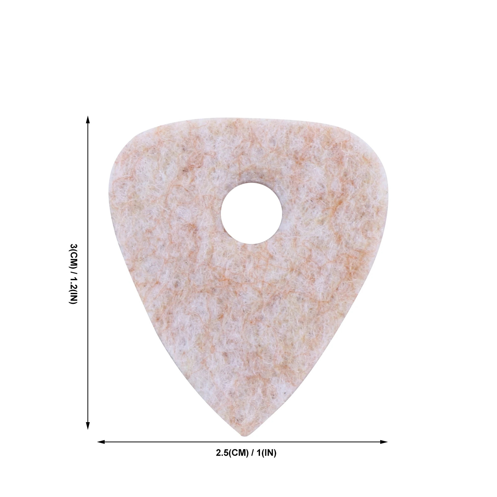 

8Pcs Felt Ukulele Plectrum Ultra Thin Light Durable Tetrachord Accessory Beige Gray Felt Ukulele Pick Tetrachord Pick