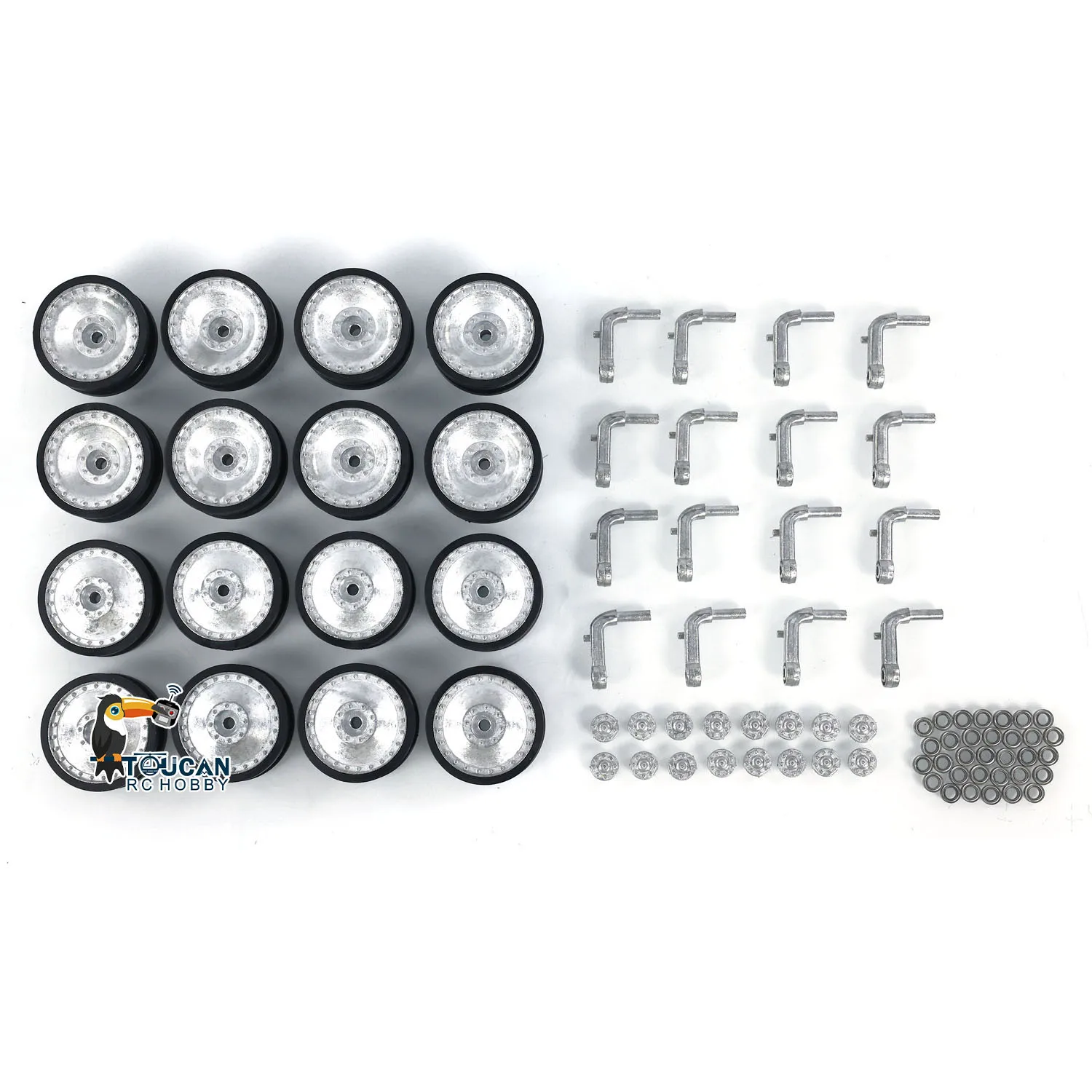 Metal Road Wheels Spare Parts for Toys 1/16 Heng Long RC Tanks Jadpanther 3869 Panther G 3879 Cars Vehicle TH23550