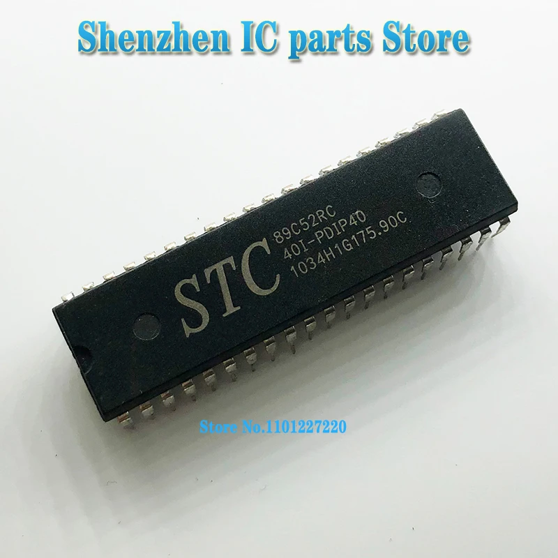 1pcs/lot STC89C52RC-40I-PDIP40 STC89C52 DIP-40 In Stock