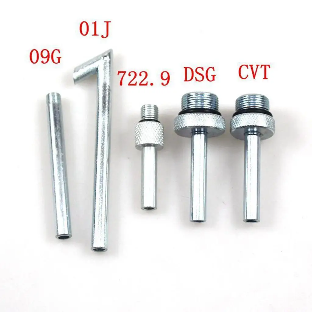 5Pcs Transmission Oil Filling Filler Adapter Set for VW for for Audi - DSG/01J/09G/CVT/ ATF Filling Adapters